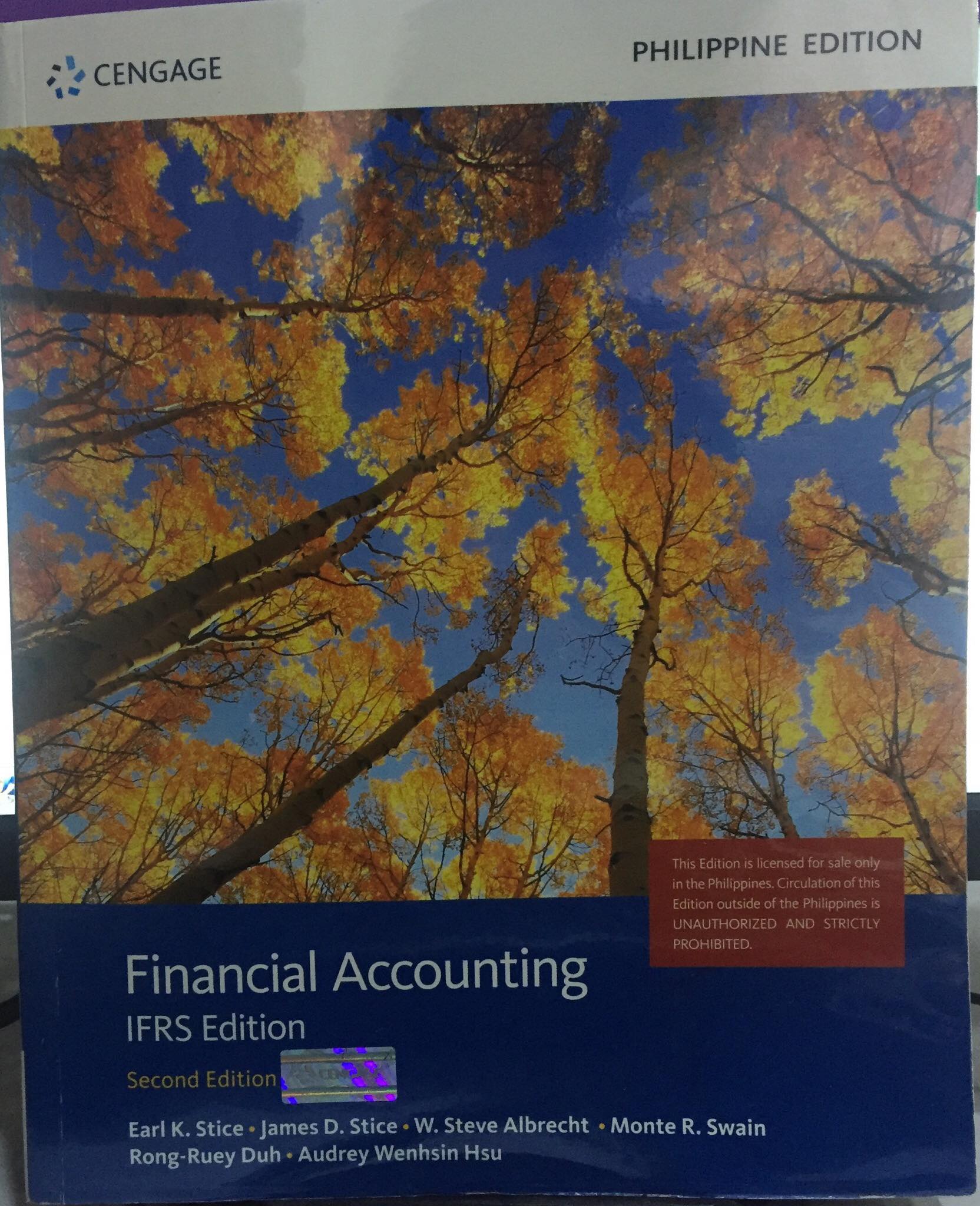 Book cover: Financial accounting IFRS edition