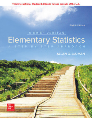 Book cover: Elementary statistics : a step by step approach : a brief version