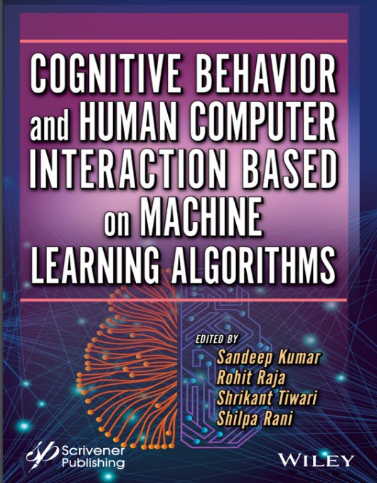 Book cover: Cognitive behavior and human computer interaction based on machine learning algorithm