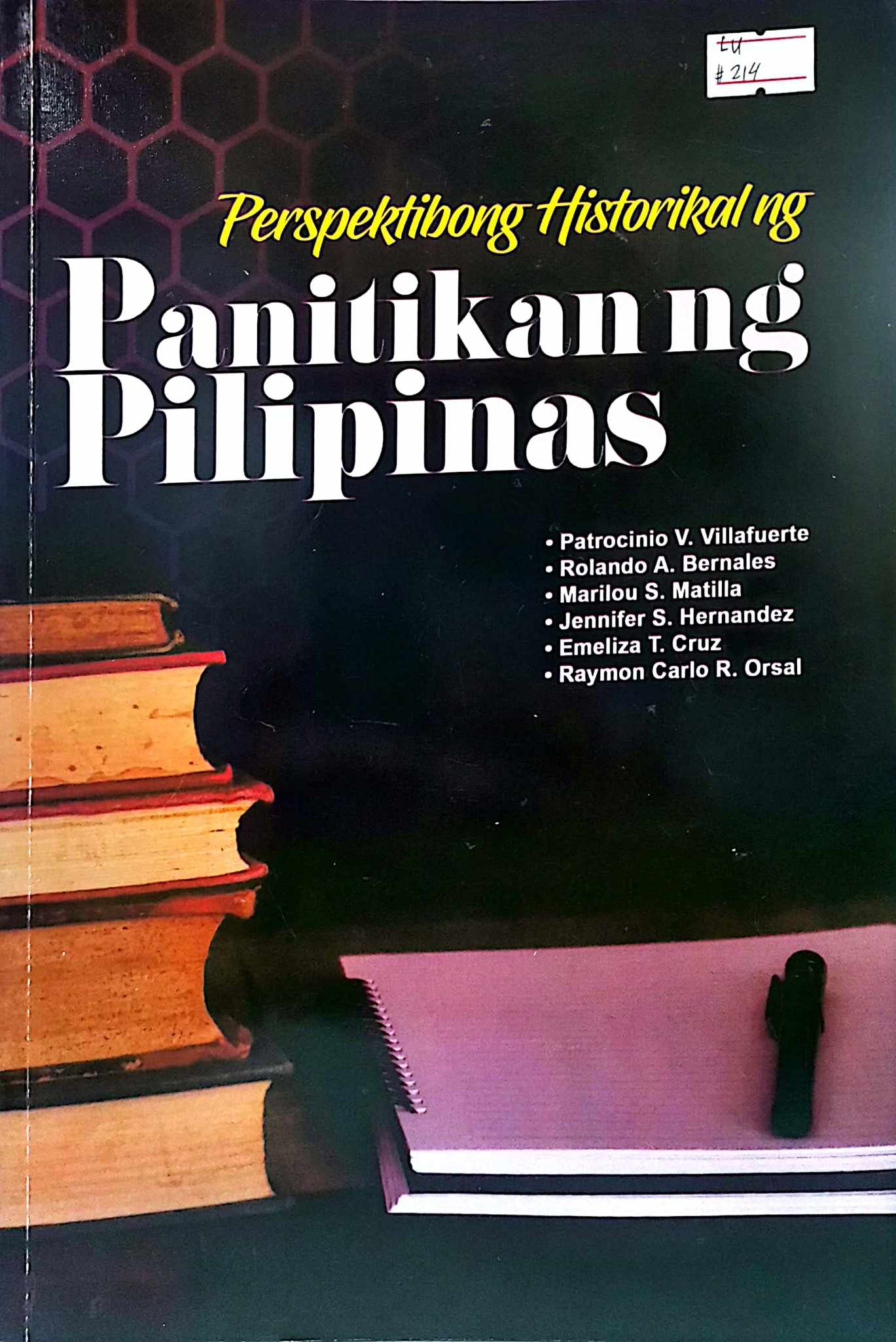 Book cover: Perspektibong historikal ng panitikan ng Pilipinas