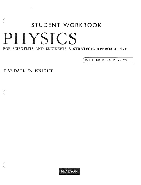 Book cover: Physics for scientists and engineers : a strategic approach with modern physics