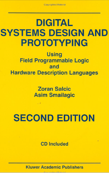 Book cover: Digital systems design and prototyping : using field programmable logic and hardware description languages