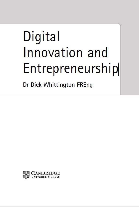 Book cover: Digital innovation and entrepreneurship.