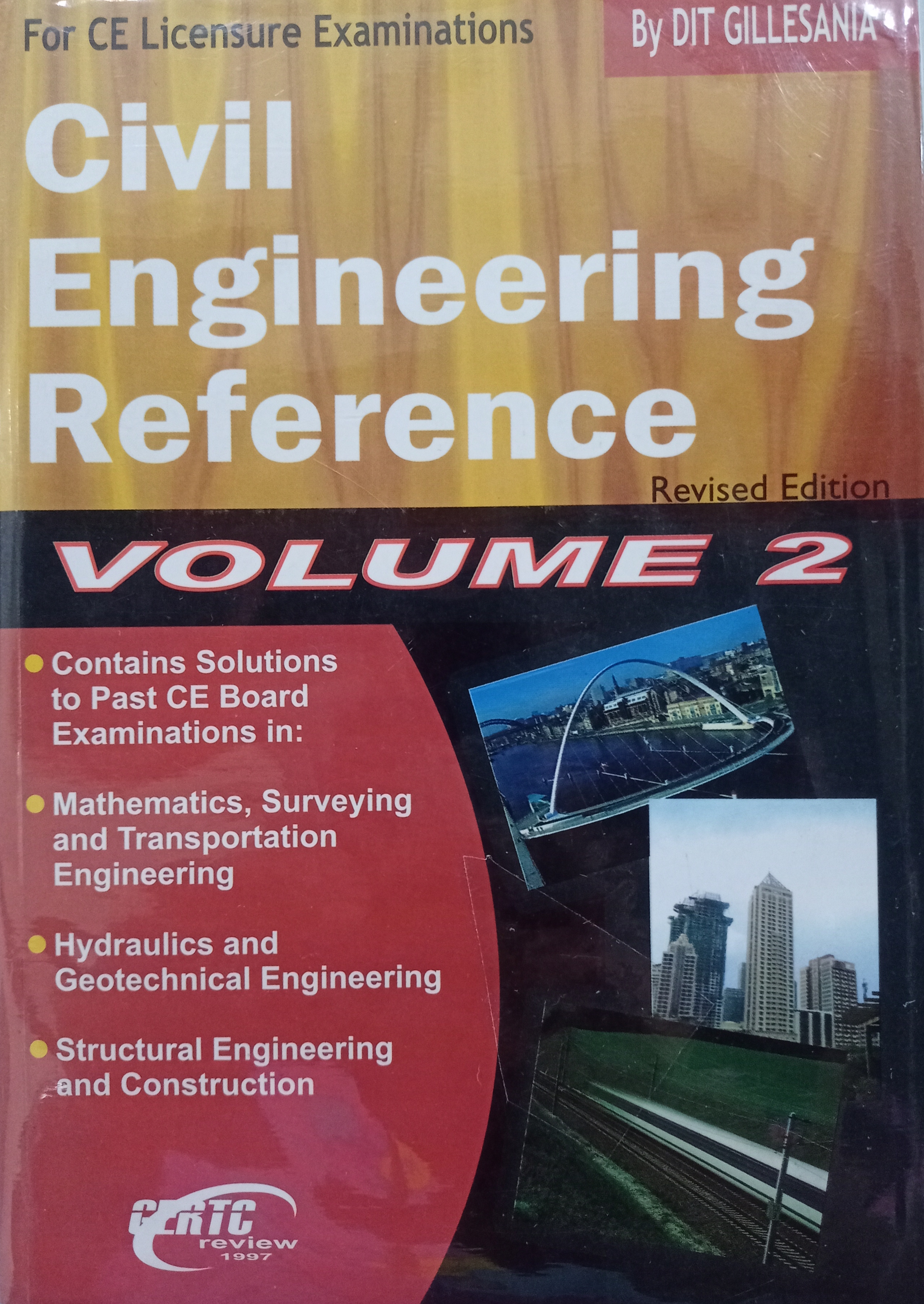 Book cover: Civil engineering reference : for licensure examinations vol. 2