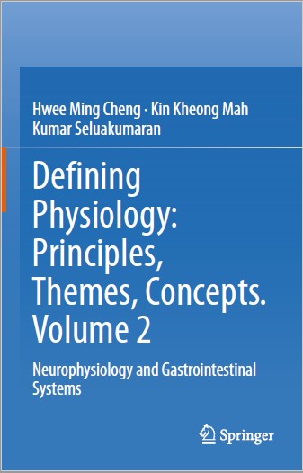 Book cover: Defining physiology: principles, themes, concepts. Volume 2, Neurophysiology and gastrointestinal systems