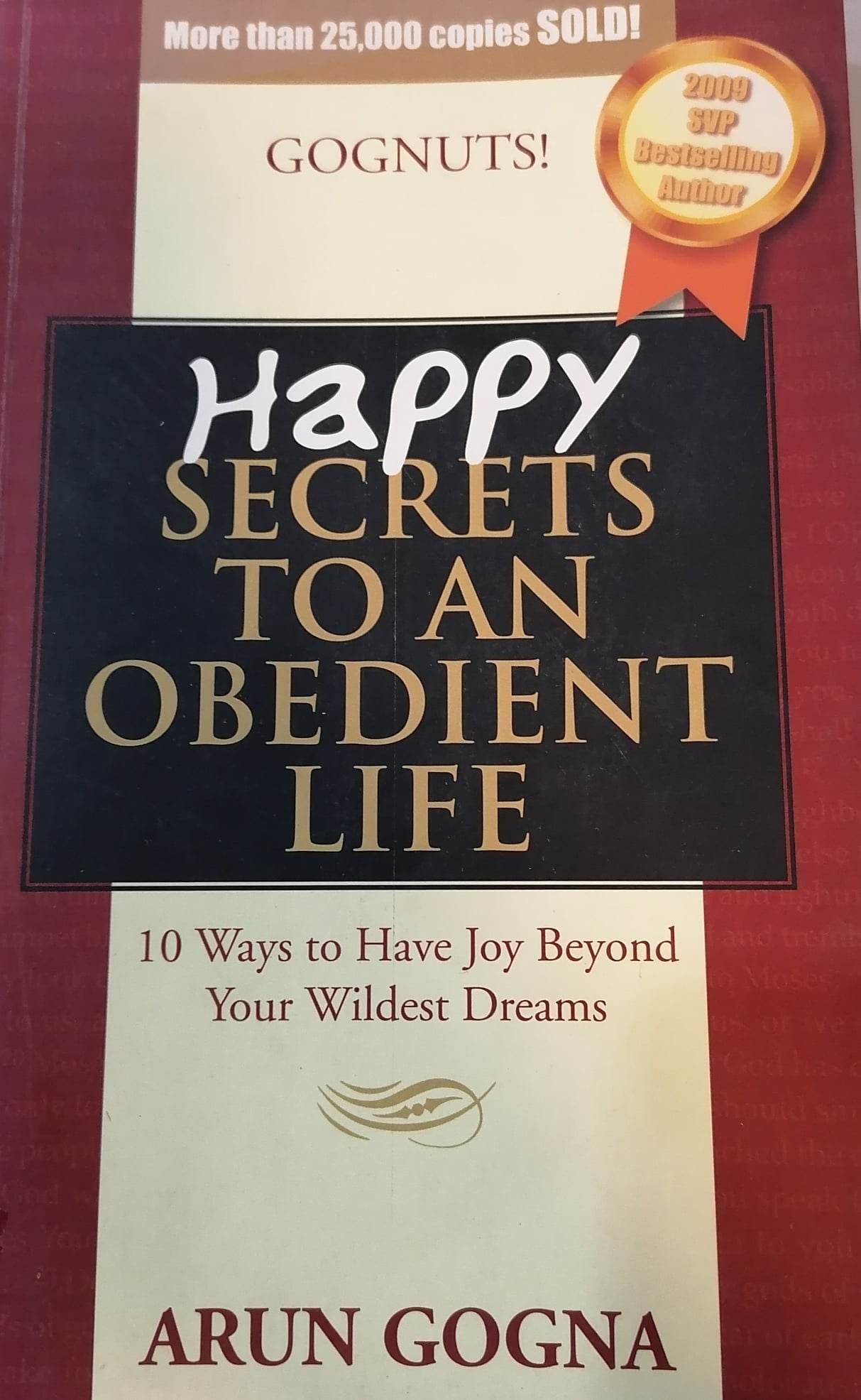 Book cover: Happy secrets to an obedient life: 10 ways to have joy beyond your wildest dreams
