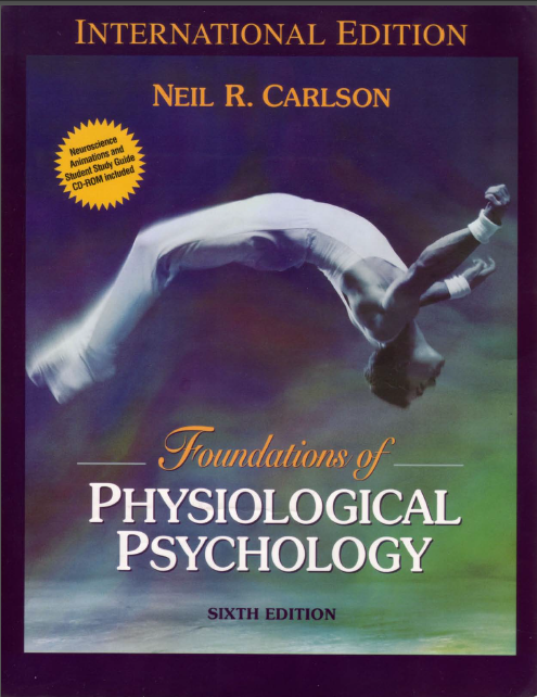 Book cover: Foundations of physiological psychology