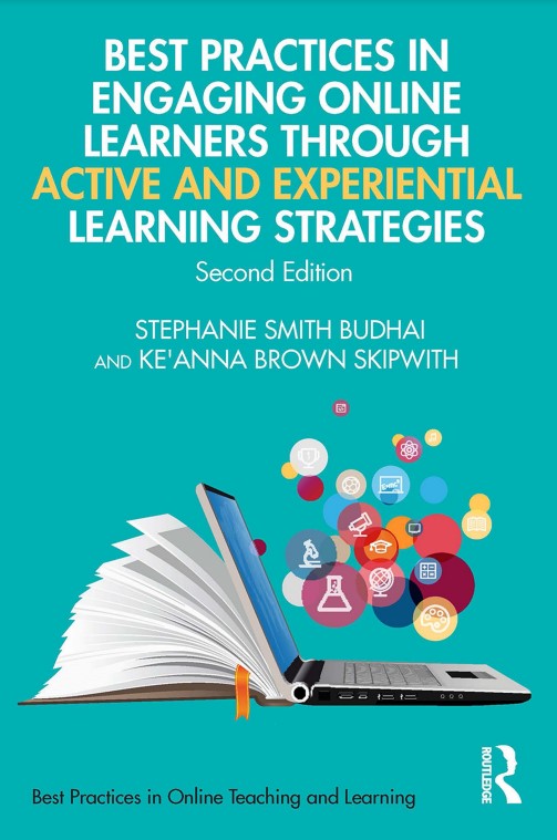 Book cover: Best practices in engaging online learners through active and experiential learning strategies