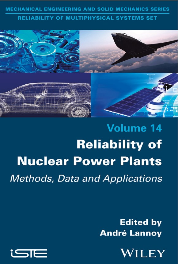 Book cover: Reliability of nuclear power plants : methods, data and applications, vol.14.