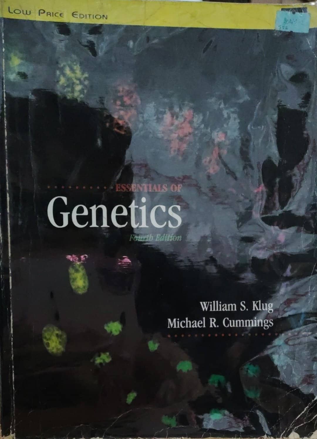 Book cover: Essentials of genetics