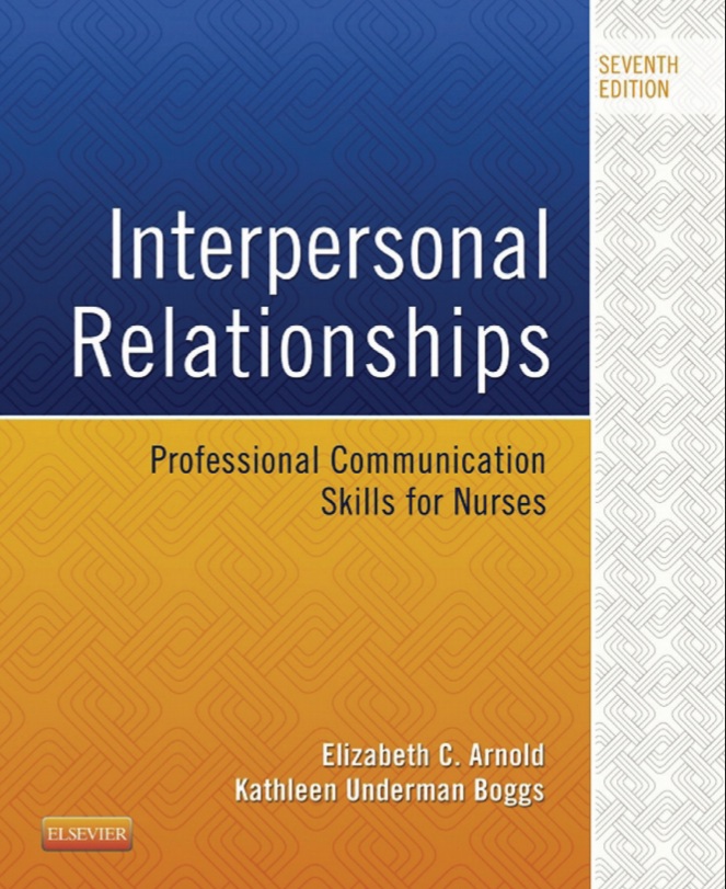 Book cover: Interpersonal relationships: professional communication skills for nurses