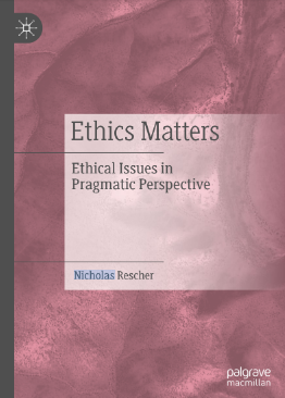 Book cover: Ethics matters: ethical issues in pragmatic perspective.
