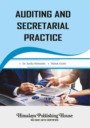 Book cover: Auditing and secretarial practice