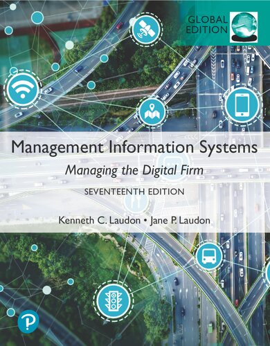 Book cover: Management information systems : managing the digital firm