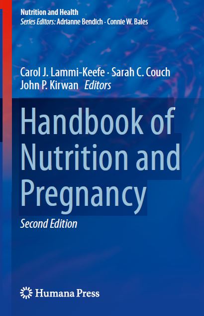 Book cover: Handbook of nutrition and pregnancy