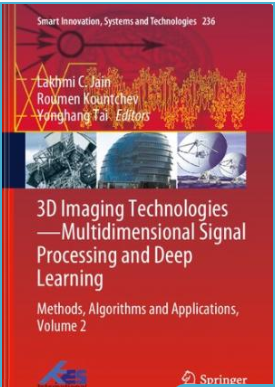 Book cover: 3D imaging technologies -- multidimensional signal processing and deep learning : methods, algorithms and applications, volume 2