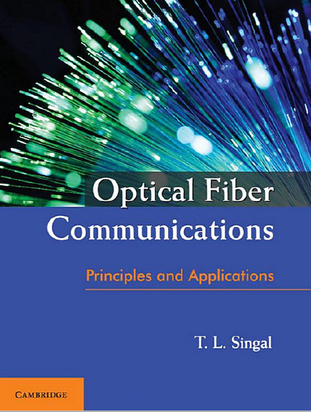 Book cover: Optical fiber communications principles and applications