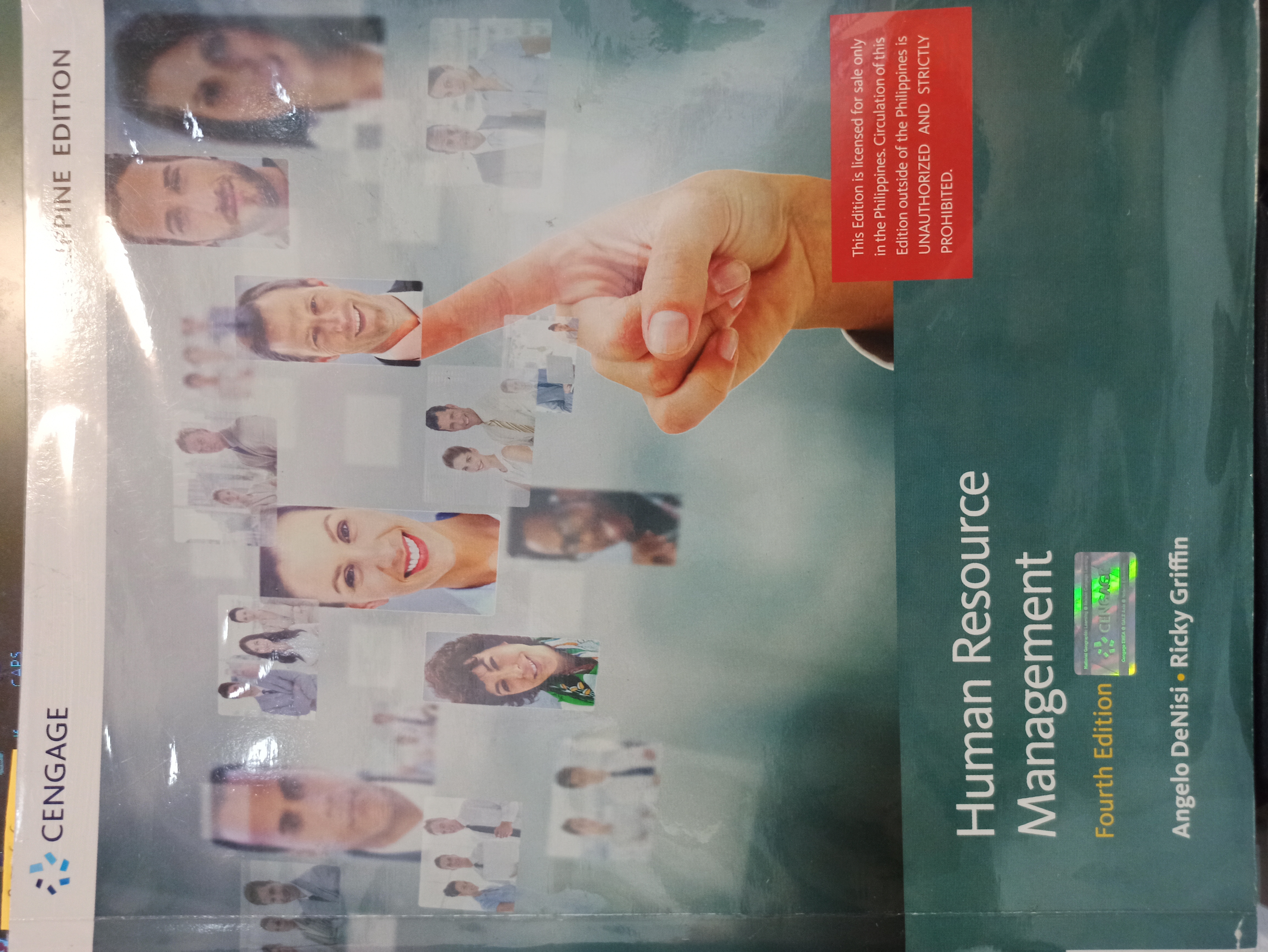 Book cover: Human resource management