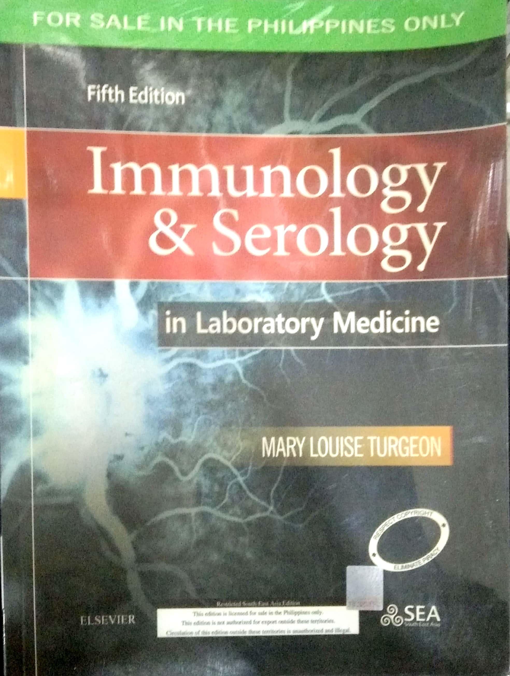 Book cover: Immunology & Serology in laboratory medicine.
