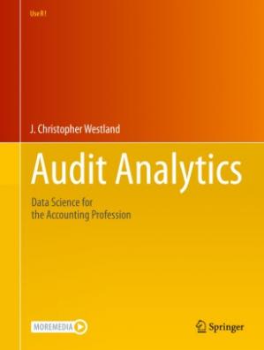 Book cover: Audit analytics : data science for the accounting profession