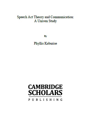 Book cover: Speech act theory and communication : a univen study