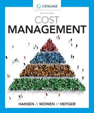 Book cover: Cost management
