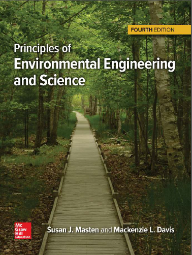 Book cover: Principles of environmental engineering and science.