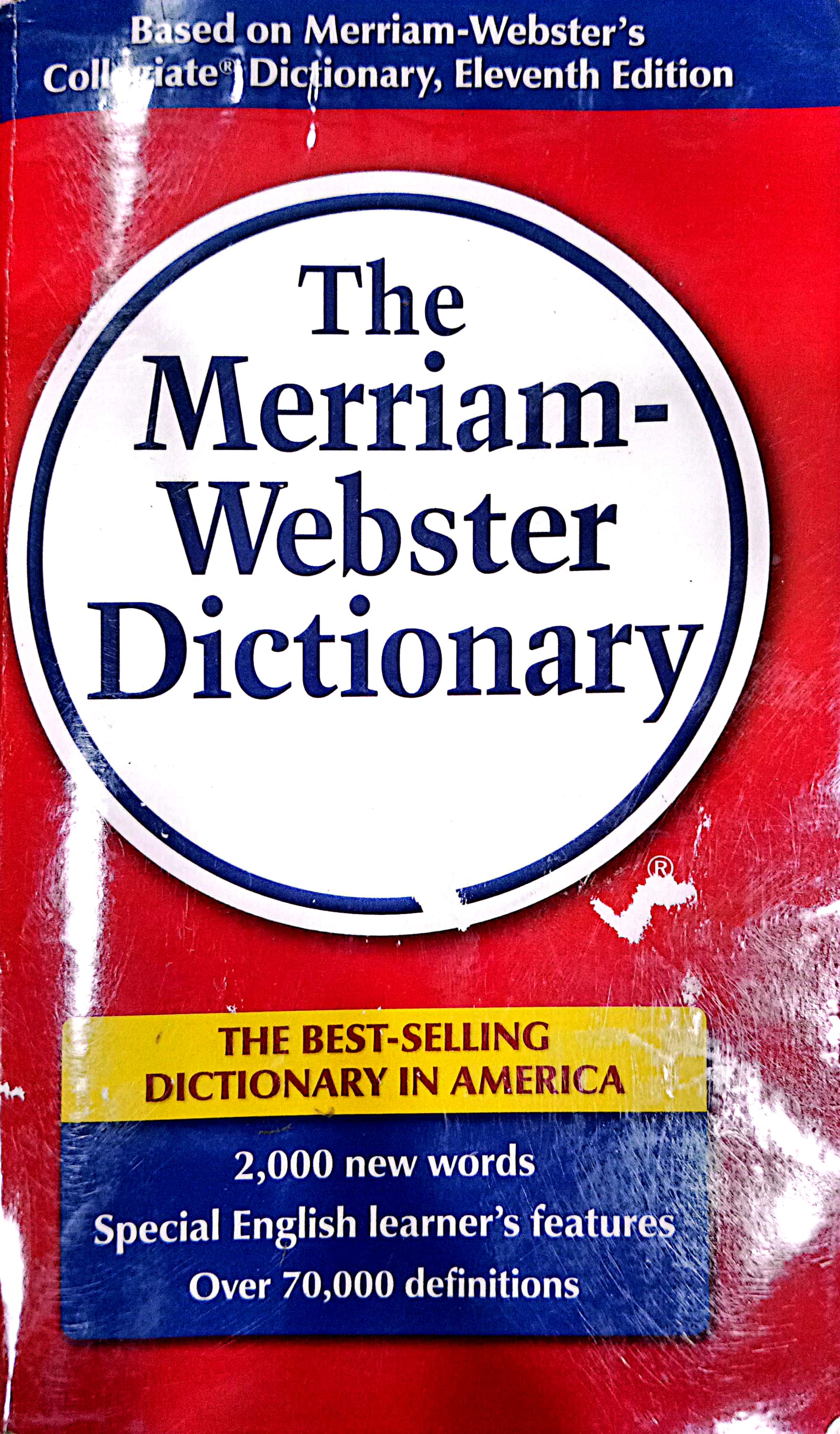 Book cover: The Merriam-Webster dictionary