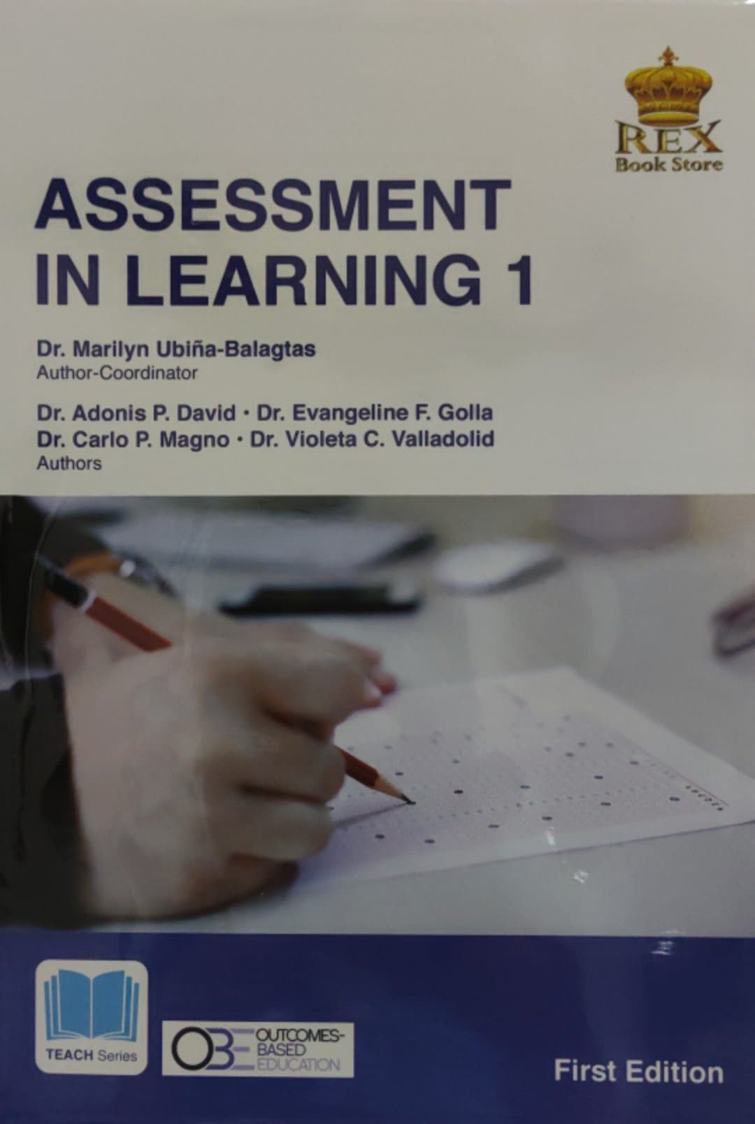 Book cover: Assessment in learning 1