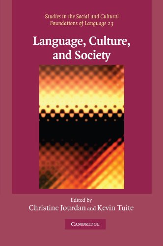 Book cover: Language, culture and society : key topics in linguistics anthropology