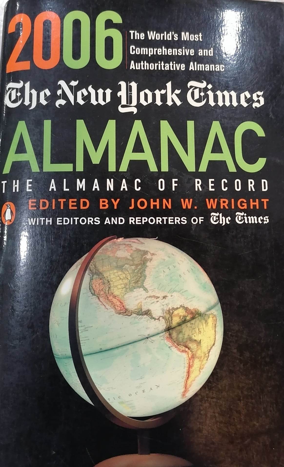 Book cover: The New York Times 2006 almanac