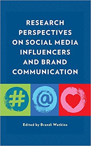 Book cover: Research perspectives on social media influencers and brand communication.
