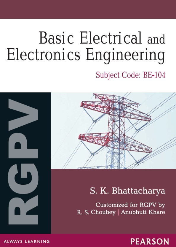 Book cover: Basic electrical and electronics engineering