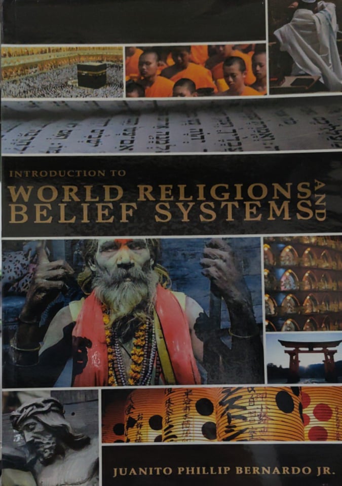 Book cover: Introduction to world religions and belief systems