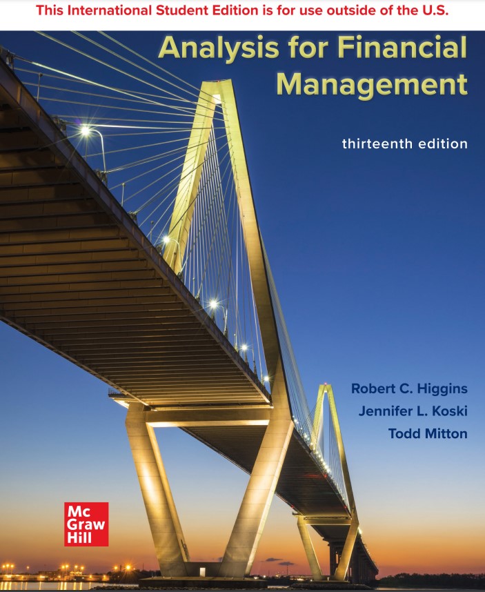 Book cover: Analysis for financial management