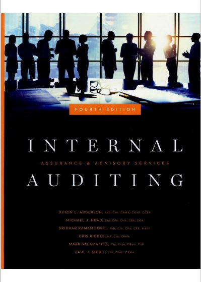 Book cover: Internal auditing : assurance & advisory services