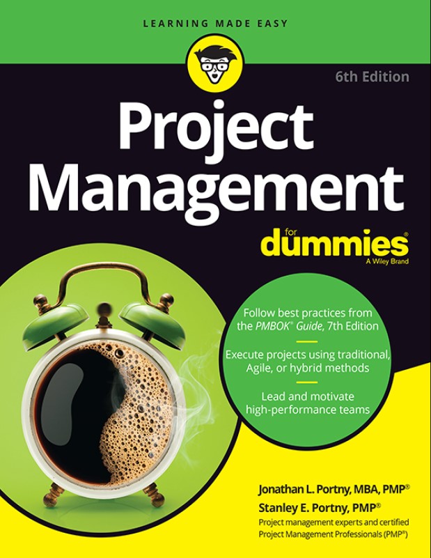 Book cover: Project management for Dummies