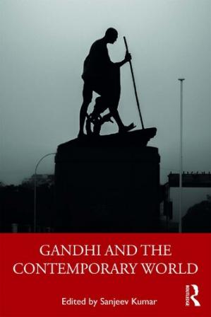 Book cover: Gandhi and the contemporary world