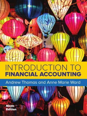 Book cover: Introduction to financial accounting
