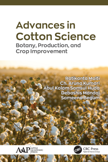 Book cover: Advances in cotton science: botany, production, and crop improvement.