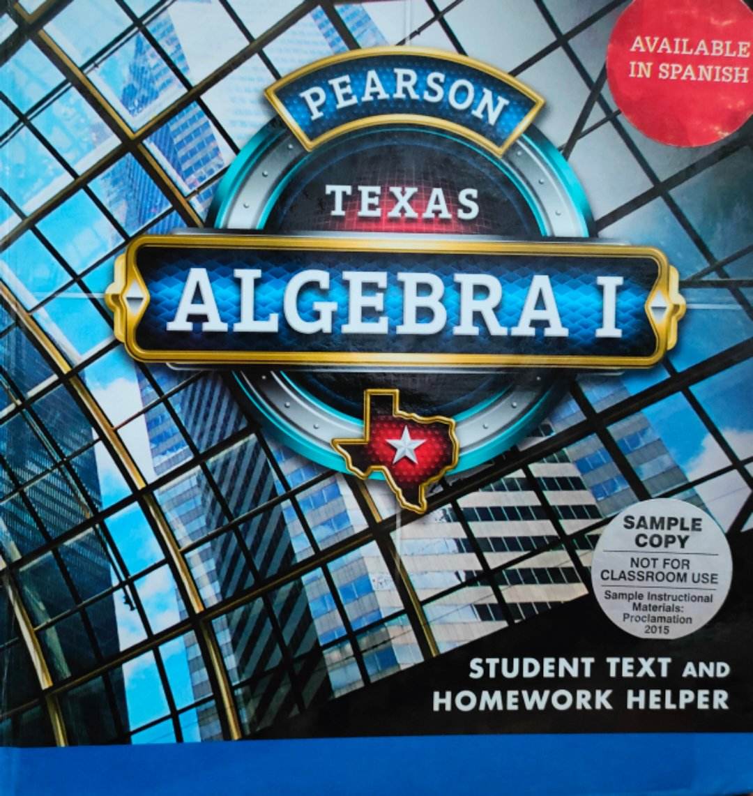 Book cover: Algebra I : student text and homework helper