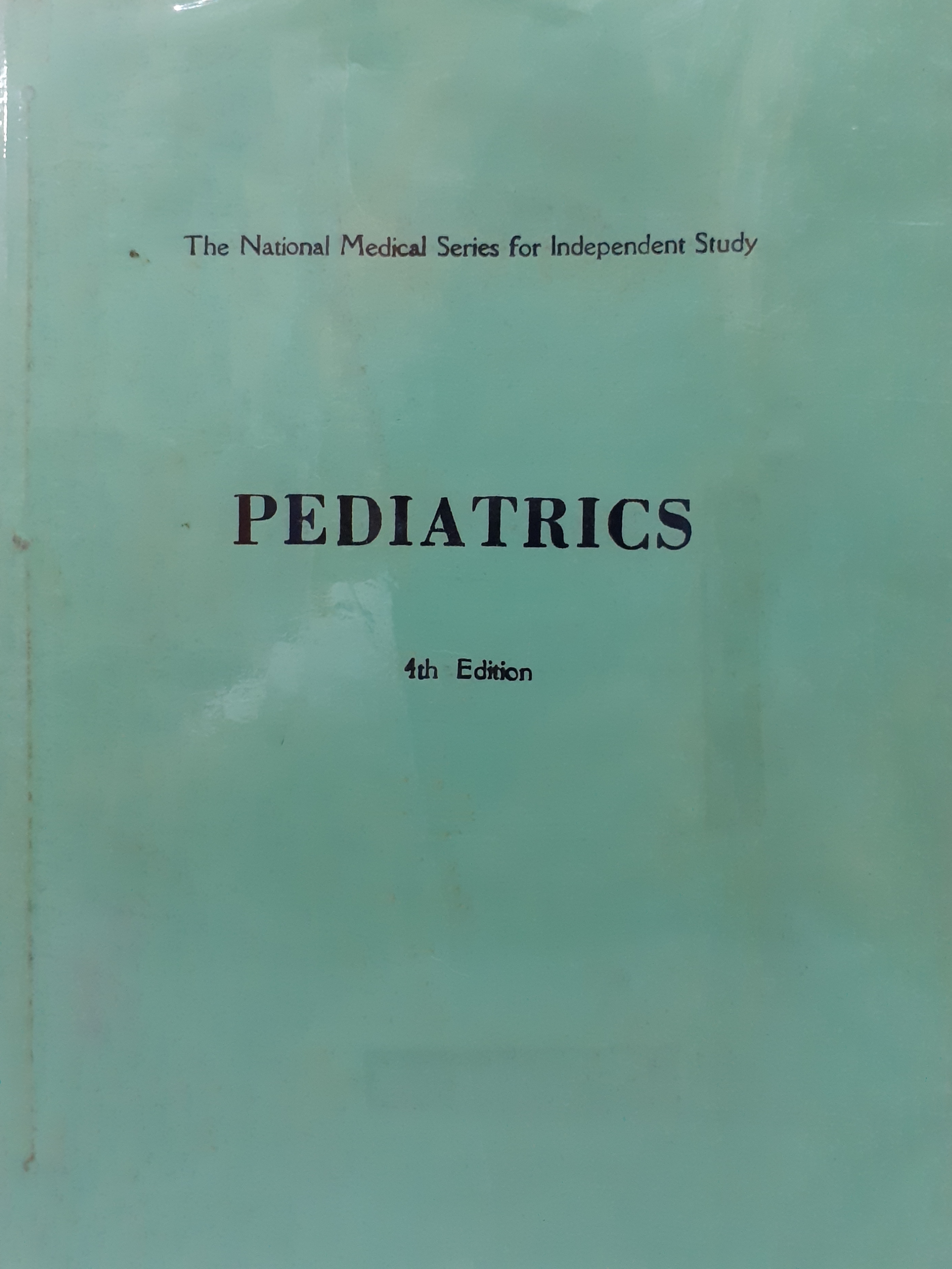 Book cover: Pediatrics