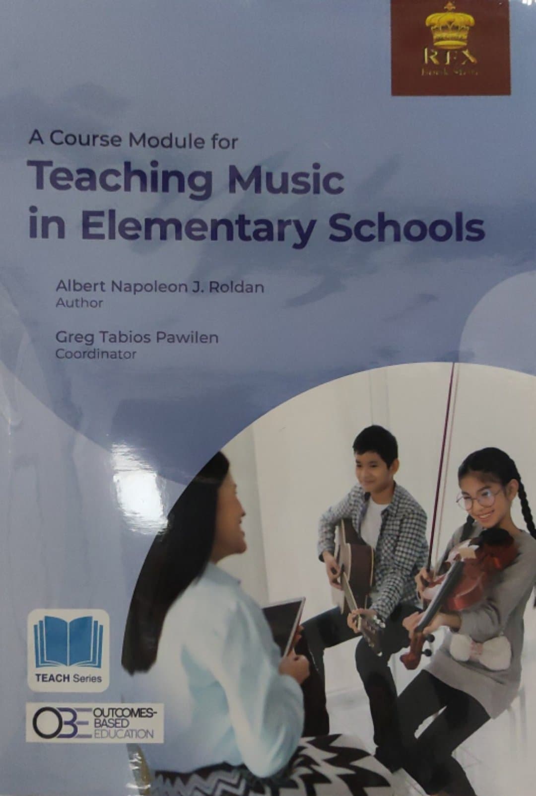 Book cover: A Course module for teaching music in elementary schools