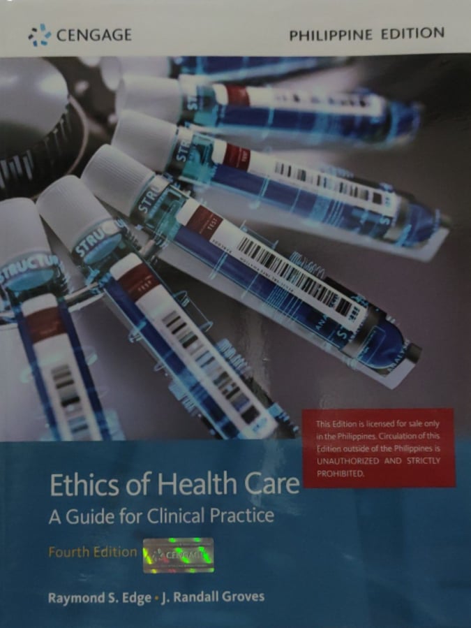 Book cover: Ethics of health care : a guide for clinical practice