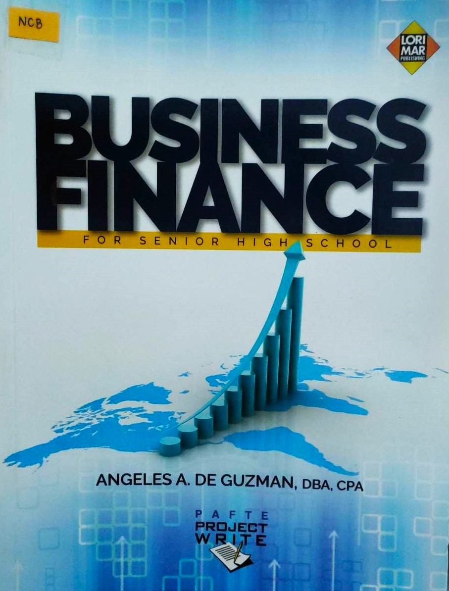 Book cover: Business finance : for senior high school.