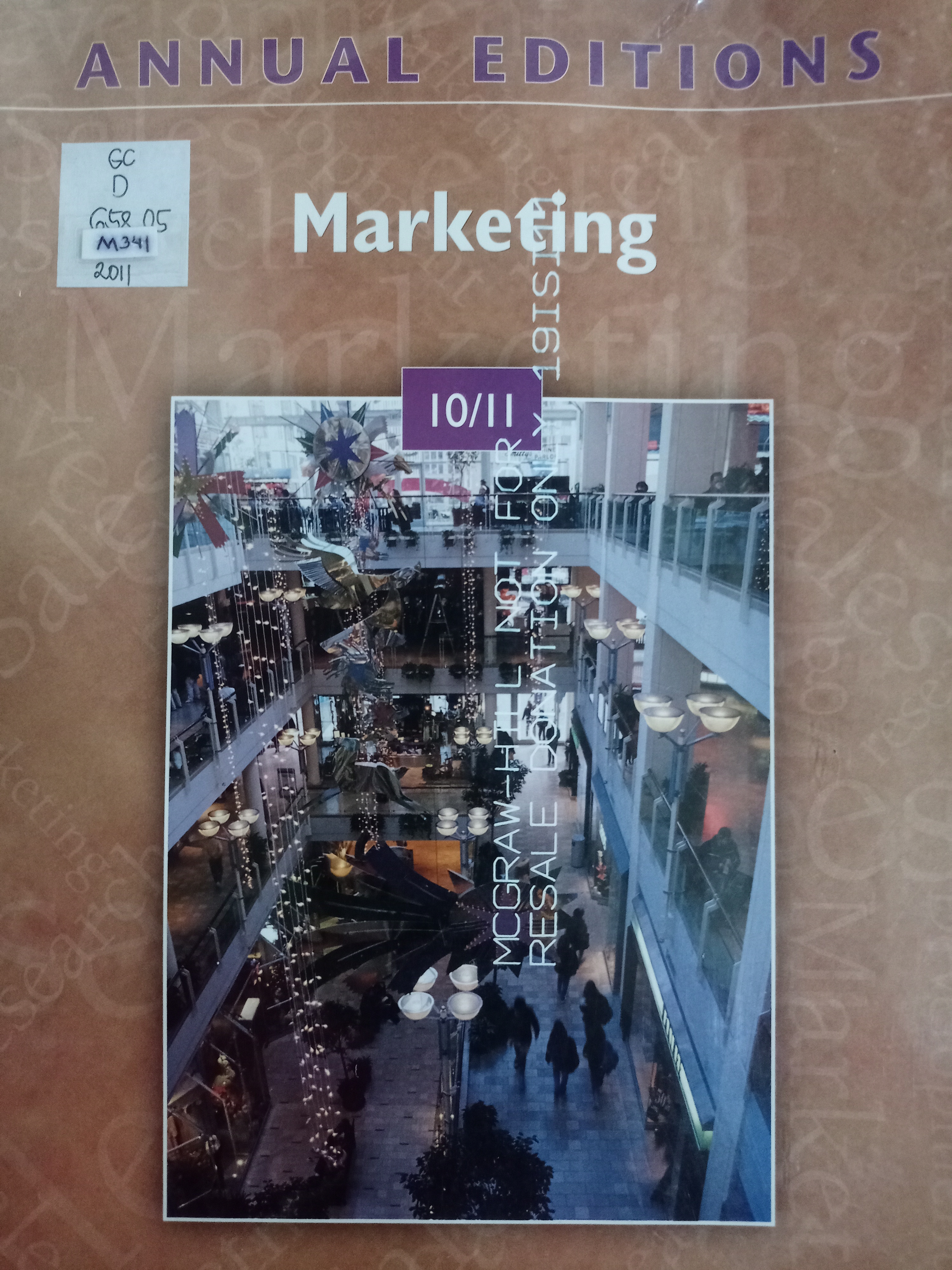 Book cover: Marketing