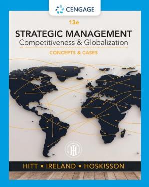 Book cover: Strategic management : competitiveness & globalization: concepts and cases