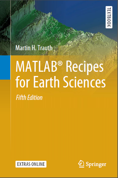 Book cover: MATLAB recipes for earth sciences.