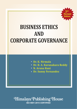 Book cover: Business ethics and corporate governance