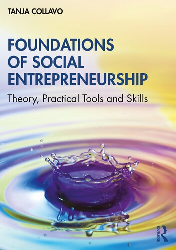 Book cover: Foundations of social entrepreneurship : theory, practical tools and skills